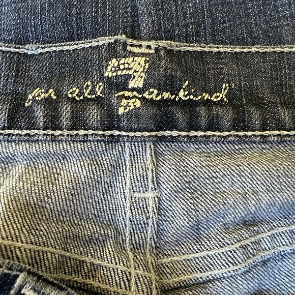 7 For All Mankind Grey Bootcut Jeans - Picture 2 of 7